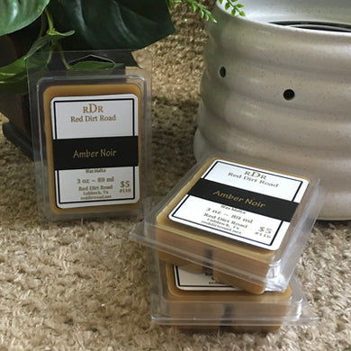 <center>Amber Noir<br> <small><small>Fragranced Wax Melt</small></small></center>