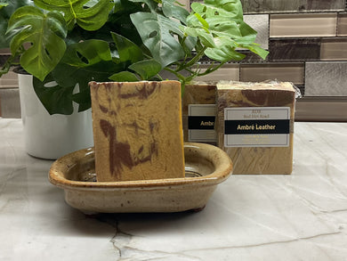 <center>Ambré Leather<br> <small><small>Goat Milk Soap</small></small>