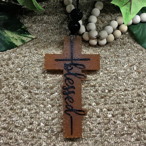 <center>Blessed Cross<br> <small><small>Car Freshie</small></small>