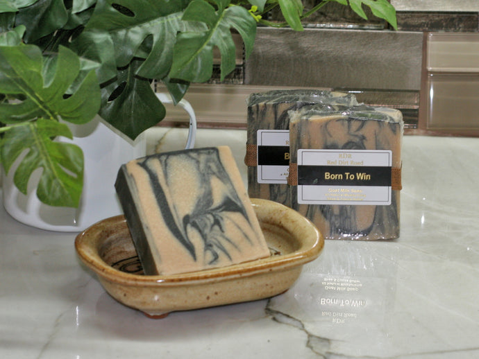 <center>Born To Win<br> <small><small>Goat Milk Soap</small></small>