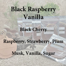 <center>Black Raspberry Vanilla<br> <small><small>Leather Car Scent</small></small>