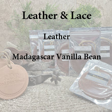<center>Leather & Lace<br> <small><small>Leather Car Scent</small></small>