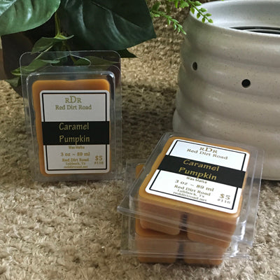 <center>Caramel Pumpkin<br> <small><small>Fragranced Wax Melt</small></small></center>
