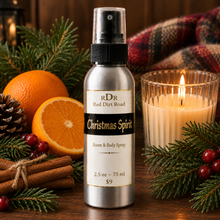 <center>Christmas Spirit<br> <small><small>Room & Body Spray</small></small>