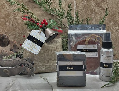 <center>Fierce<br> <small><small>Christmas Gift Bag</small></small>