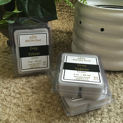 <center>Grey Vetiver<br><small><small>Fragranced Wax Melt</small></small></center>