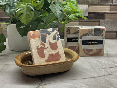 <center>Grey Vetiver<br> <small><small>Goat Milk Soap</small></small>