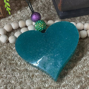 <center>Heart<br> <small><small>Car Freshie</small></small>