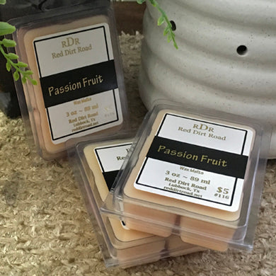 <center>Passion Fruit<br> <small><small>Fragranced Wax Melt</small></small></center>