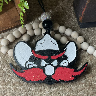 <center>Raider Red<br> <small><small>Car Freshie</small></small>
