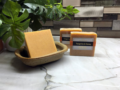 <center>Tangerine & Honey<br> <small><small>Goat Milk Soap</small></small>