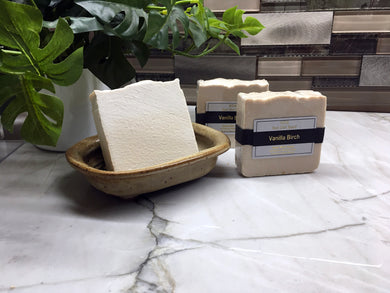 <center>Vanilla Birch<br> <small><small>Goat Milk Soap</small></small>
