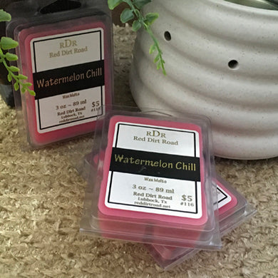 <center>Watermelon Chill<br> <small><small>Fragranced Wax Melt</small></small></center>
