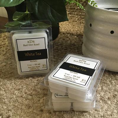 <center>White Tea<br> <small><small>Fragranced Wax Melt</small></small></center>