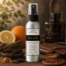 <center>Born To Win<br> <small><small>Room & Body Spray</small></small>