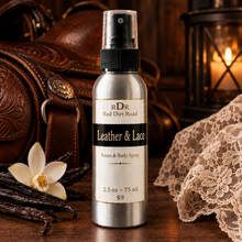 <center>Leather & Lace<br> <small><small>Room & Body Spray</small></small>