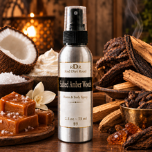 <center>Salted Amber Woods<br> <small><small>Room & Body Spray</small></small>