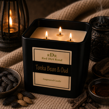 <center>Tonka Bean &amp; Oud<br> <small><small>Fragrance Candle</small></small>
