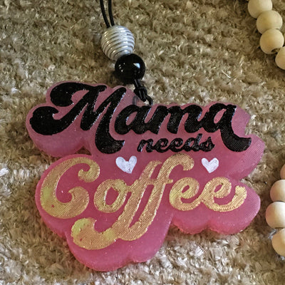 <center>Mama Needs Coffee<br> <small><small>Car Freshie</small></small>